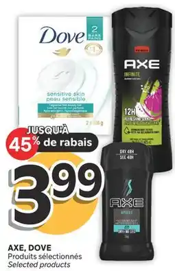 Brunet AXE, DOVE Produits sélectionnés offer