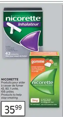 Brunet NICORETTE Produits pour aider à cesser de fumer offer