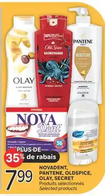 Brunet NOVADENT, PANTENE, OLDSPICE, OLAY, SECRET Produits sélectionnés offer