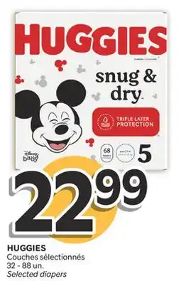 Brunet HUGGIES Couches sélectionnés offer
