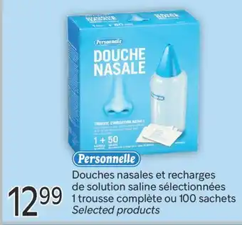 Brunet Personnelle Douches nasales et recharges de solution saline sélectionnées offer