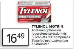 Brunet TYLENOL, MOTRIN Acétaminophène ou ibuprofène sélectionnés offer