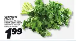 IGA FRESH CORIANDER offer