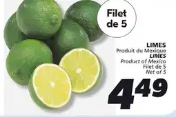 IGA LIMES offer