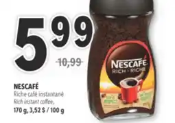 Familiprix NESCAFÉ Rich instant coffee 170 g offer