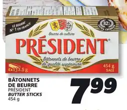 IGA PRÉSIDENT BUTTER STICKS offer