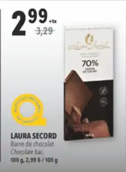 Familiprix LAURA SECORD Chocolate bar 100 g offer