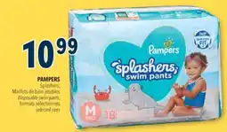 Familiprix PAMPERS Splashers Disposable swim pants, selected sizes offer