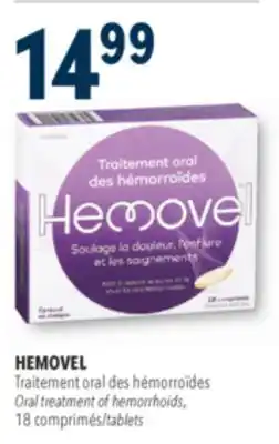 Familiprix HEMOVEL, Oral treatment of hemorrhoids offer
