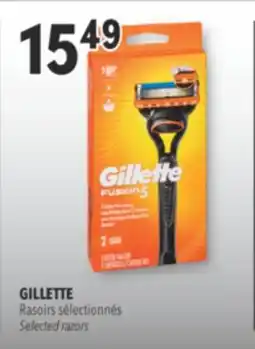 Familiprix GILLETTE, Selected razors offer