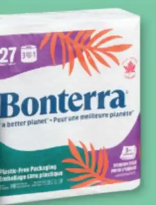 Familiprix Bonterra 2-ply paper towel mega rolls 3un offer