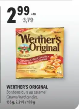 Familiprix Werther's Original caramel hard candies 135g offer