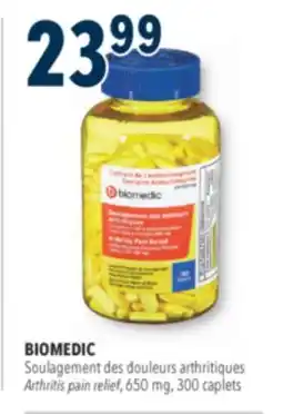 Familiprix Biomedic arthritis pain relief caplets 300un offer
