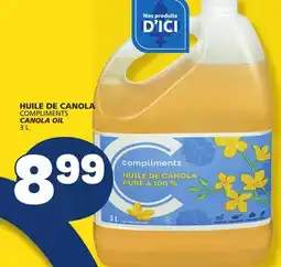 Marché Bonichoix COMPLIMENTS CANOLA OIL offer