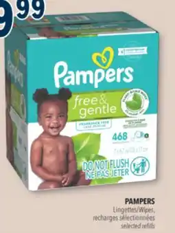 Familiprix PAMPERS, Wipes, selected refills offer