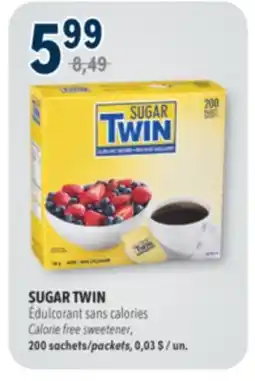 Familiprix SUGAR TWIN Calorie free sweetener 200 sachets offer