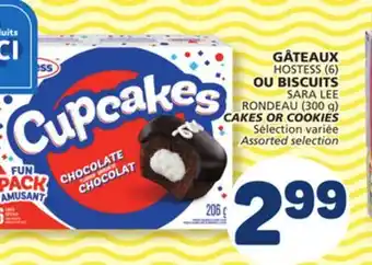 Marché Bonichoix HOSTESS COOKIES CAKES, SARA LEE COOKIES offer