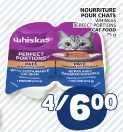 Marché Bonichoix WHISKAS PERFECT PORTIONS CAT FOOD offer