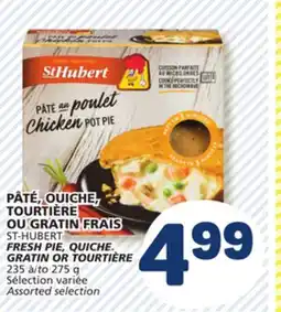 Marché Bonichoix ST-HUBERT FRESH PIE, QUICHE, GRATIN OR TOURTIÈRE offer