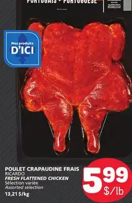 Marché Bonichoix RICARDO FRESH FLATTENED CHICKEN offer