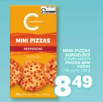 Marché Bonichoix COMPLIMENTS FROZEN MINI PIZZAS offer