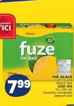 Marché Bonichoix FUZE OR PEACE TEA ICED TEA offer