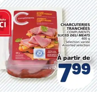 Marché Bonichoix COMPLIMENTS SLICED DELI MEATS offer