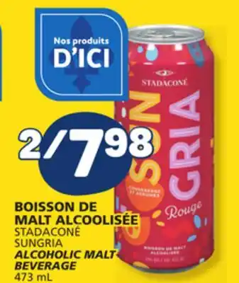 Marché Bonichoix SUNGRIA ALCOHOLIC MALT BEVERAGE offer