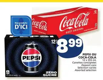 Marché Bonichoix PEPSI OR COCA-COLA offer