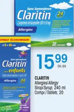 Uniprix CLARITIN Allergies Sirop / Allergy Syrup offer