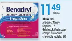 Uniprix BENADRYL Allergies/Allergy,Gélules/Softgels offer