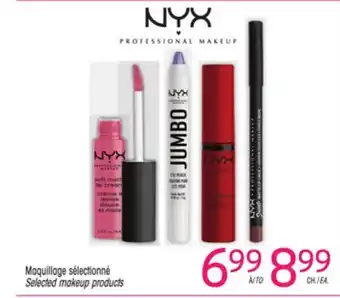 Uniprix NYX Maquillage sélectionné/Selected makeup products offer