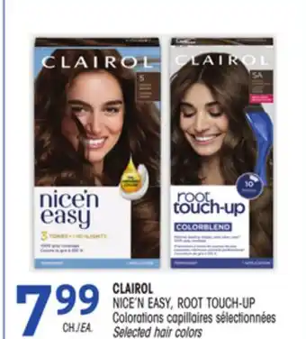 Uniprix CLAIROL NICE'N EASY, ROOT TOUCH-UP Colorations capillaires sélectionnées/Selected hair colors offer