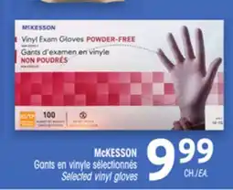 Uniprix McKESSON Gants en vinyle sélectionnés/Selected vinyl gloves offer