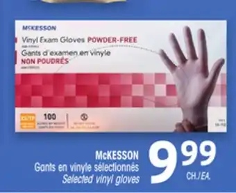 Uniprix McKESSON Gants en vinyle sélectionnés/Selected vinyl gloves offer