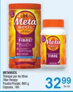 Uniprix METAMUCIL Thérapie par les fibres/Fiber therapy offer