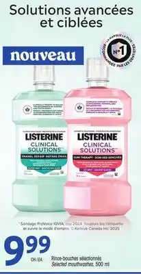 Uniprix LISTERINE Rince-bouches sélectionnés/Selected mouthwashes offer