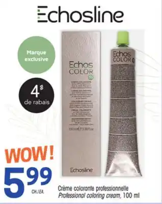 Uniprix ECHOSLINE Crème colorante professionnelle/Professional coloring cream offer