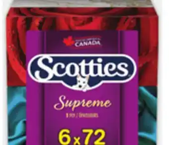 Uniprix SAVVY Essuie-tout/Paper towels, SCOTTIES SUPREME Mouchoirs/Facial tissues offer