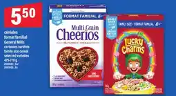 Maxi céréales format familial General Mills | family size cereal offer