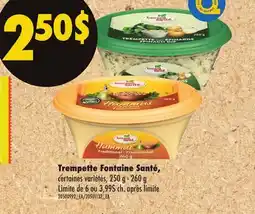 Maxi TREMPETTE FONTAINE SANTÉ, 250g- 260g offer