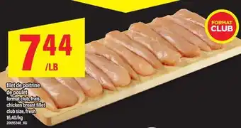 Maxi FILET DE POITRINE DE POULET offer