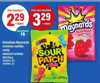 Maxi FRIANDISES MAYNARDS | candy, 150/154 g offer