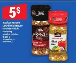 Maxi ASSAISONNEMENTS LA GRILLE CLUB HOUSE | SEASONING, 111-248 g offer