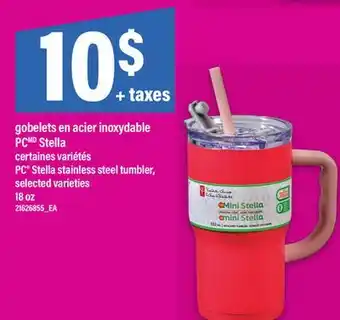 Maxi GOBELETS EN ACIER INOXYDABLE PC STELLA | PC STELLA STAINLESS STEEL TUMBLER offer