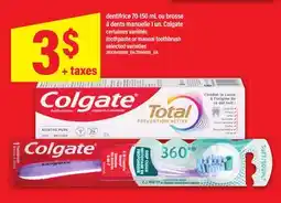 Maxi DENTIFRICE 70-150 ML OU BROSSE À DENTS MANUELLE 1 UN. COLGATE | TOOTHPASTE OR MANUAL TOOTHBRUSH offer
