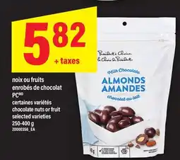 Maxi NOIX OU FRUITS ENROBÉS DE CHOCOLAT PC | Chocolate nuts or fruit, 250-400 g offer