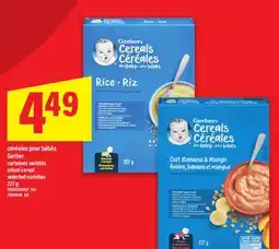 Maxi CÉRÉALES POUR BÉBÉS GERBER | INFANT CEREAL, 227 G offer