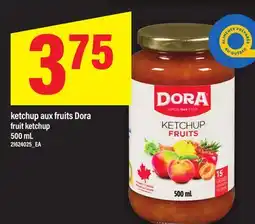 Maxi KETCHUP AUX FRUITS DORA | FRUIT KETCHUP, 500 mL offer