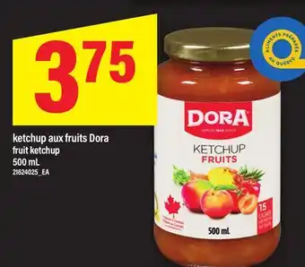 Maxi KETCHUP AUX FRUITS DORA | FRUIT KETCHUP, 500 mL offer